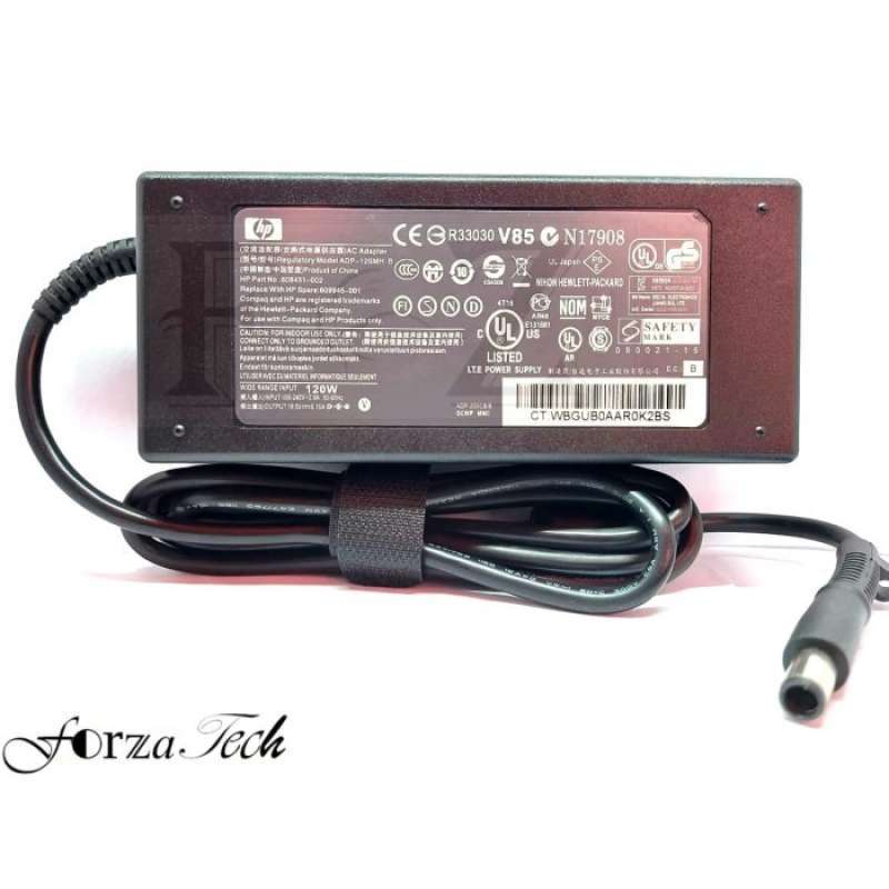 Chargeur Adaptateur 19.5V 6.15A 120W Pour HP HDX X18t - Connecteur 7.4x5.0mm - Remplacement 645156-001