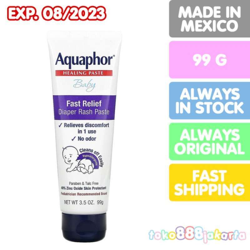 Promo AQUAPHOR BABY HEALING PASTE FAST RELIEF DIAPER RASH ODOR FREE 99