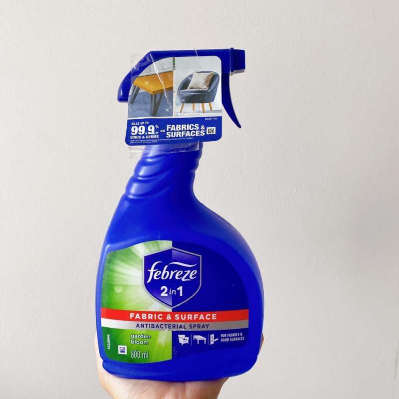 Jual Febreze 2in1 Antibacterial Disinfectant Spray Garden Bloom 800ml