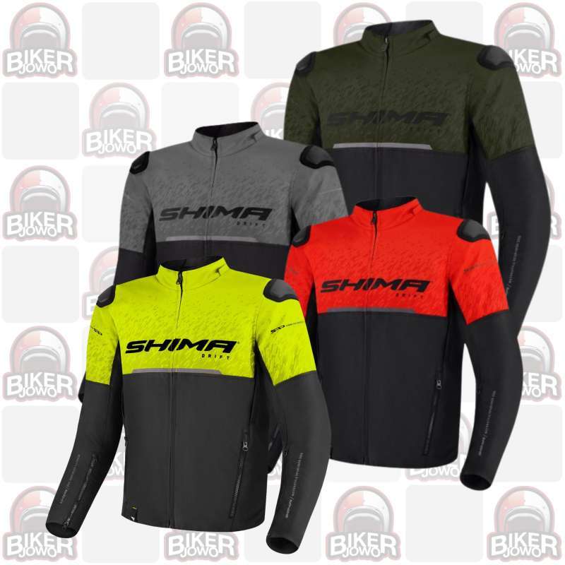 Jual Jaket Motor Shima Drift Men Sport Bikes Jacket XXL KHAKI di
