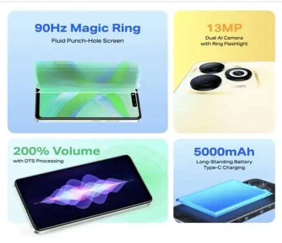 Promo Handphone Infinix Smart 8 4/64 4/128 Gb Android Hp Smartphone ...