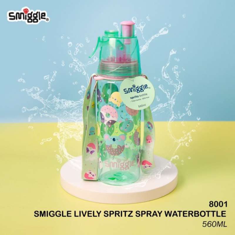 Jual smiggle botol minum anak water bottle smiggle spray botol anak