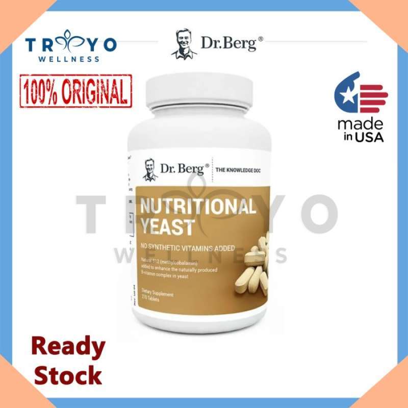 Promo Dr Berg Nutritional Yeast Vitamin B Complex Methylcobalamin, 270