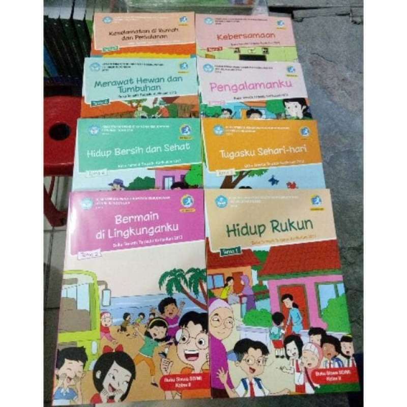 Jual Buku Siswa Tematik Sd Kelas 2 Tema 1 2 3 4 5 6 7 8 Di Seller ...