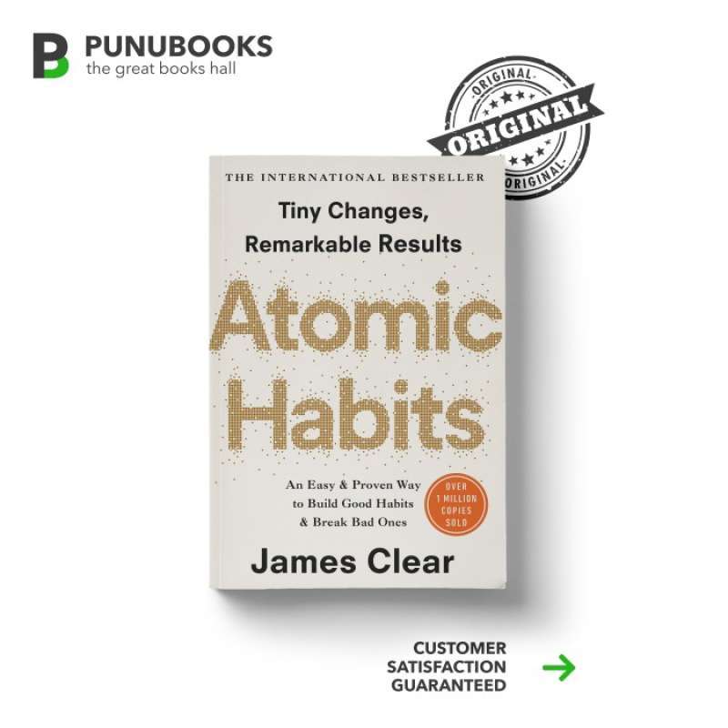 Promo Atomic Habits by James Clear Hardcover Large Diskon 23 di