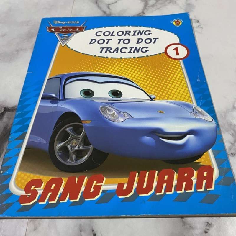 Jual Cars Coloring Book Disney Pixar Buku Mewarnai Anak Tracing Sang