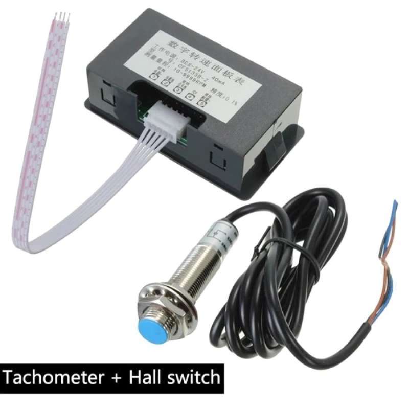 Promo Tachometer Hall Proximity Switch Sensor Speed Rpm Meter Led ...