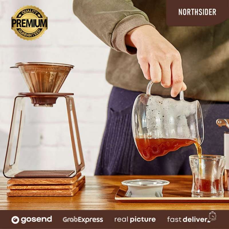 Promo Kopi V60 dripper pour over stand manual brew coffee tea EM010