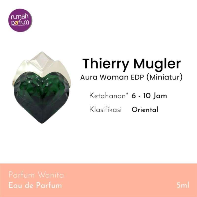 Promo Thierry Mugler Aura Woman Edp (miniatur) 5 Ml Diskon 23 Di