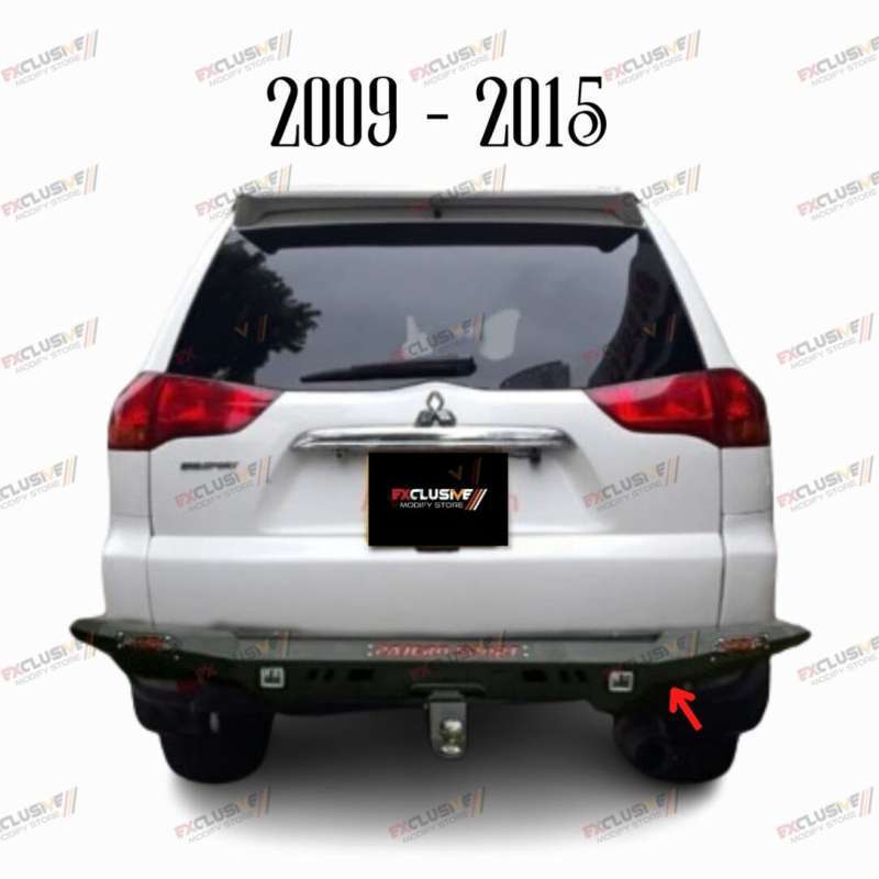 Jual MITSUBISHI PAJERO SPORT TOWING REAR BAR BESI TOW BULL SERIES