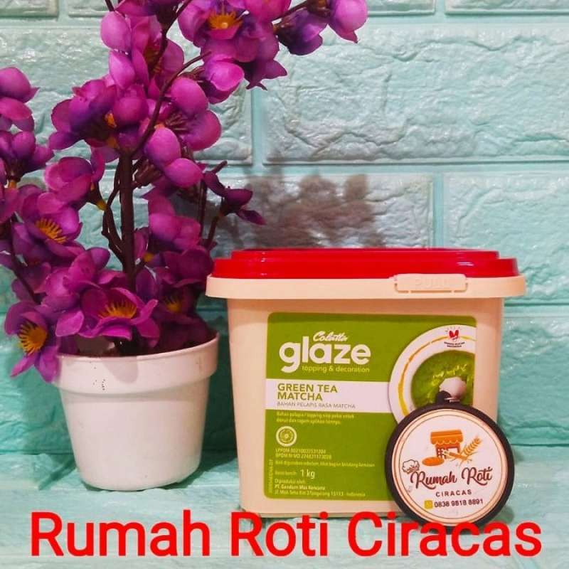 Topping Rasa Macha Promo Colatta Matcha 1kg Glaze Green Tea Topping Donut Rasa Dip 1 Kg ...