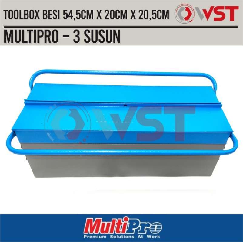 Promo Multipro Toolbox Besi 3susun / Metal Toolbox 3 susun / Tool box ...