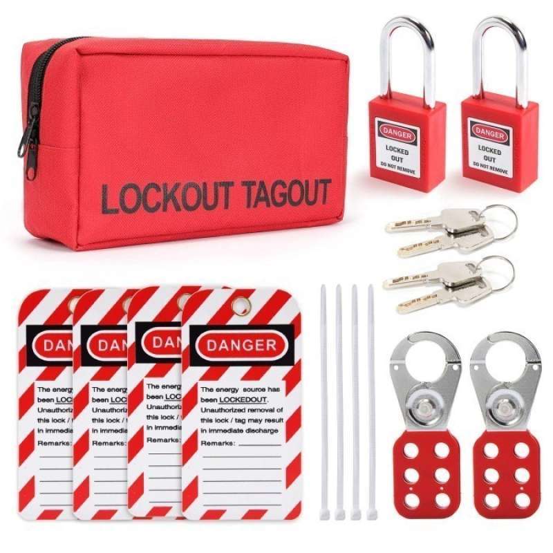 Promo Lockout Tagout Kit - Safety Lockout Padlocks Loto Hasps & Tagout ...