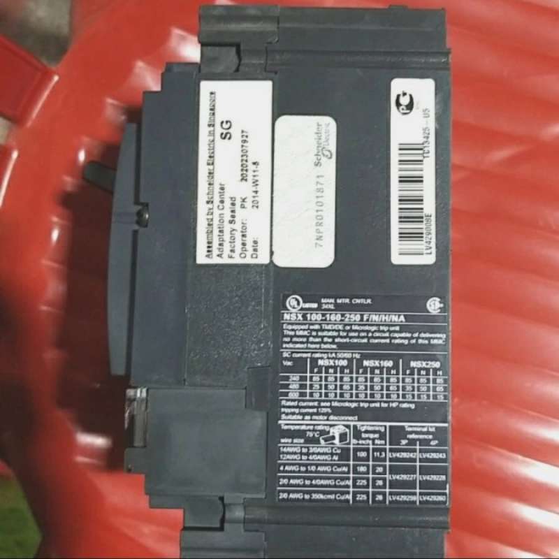 Promo Schneider Mccb 36ka Nsx100f 4p 100a Tmd 429640 Diskon 23% Di ...