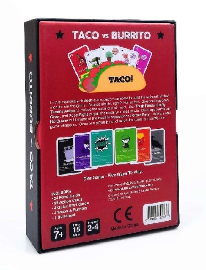 Promo Board Game Taco VS Burrito Boardgame Permainan Kartu BGTB001