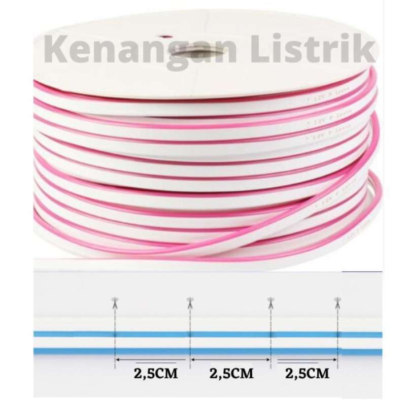 Promo NEON FLEX 50 METER/ LAMPU NEON LED/ NEON SIGN LED/ STRIP