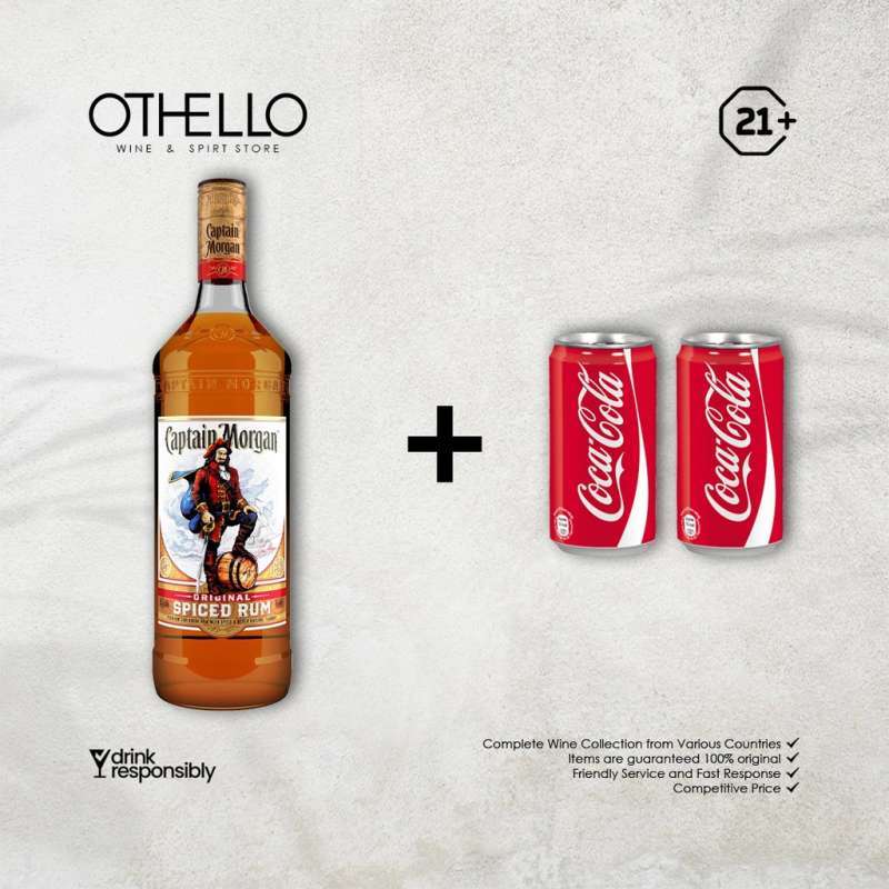 Jual Captain Spiced Gold + Free Mixer Di Seller Othello Surabaya