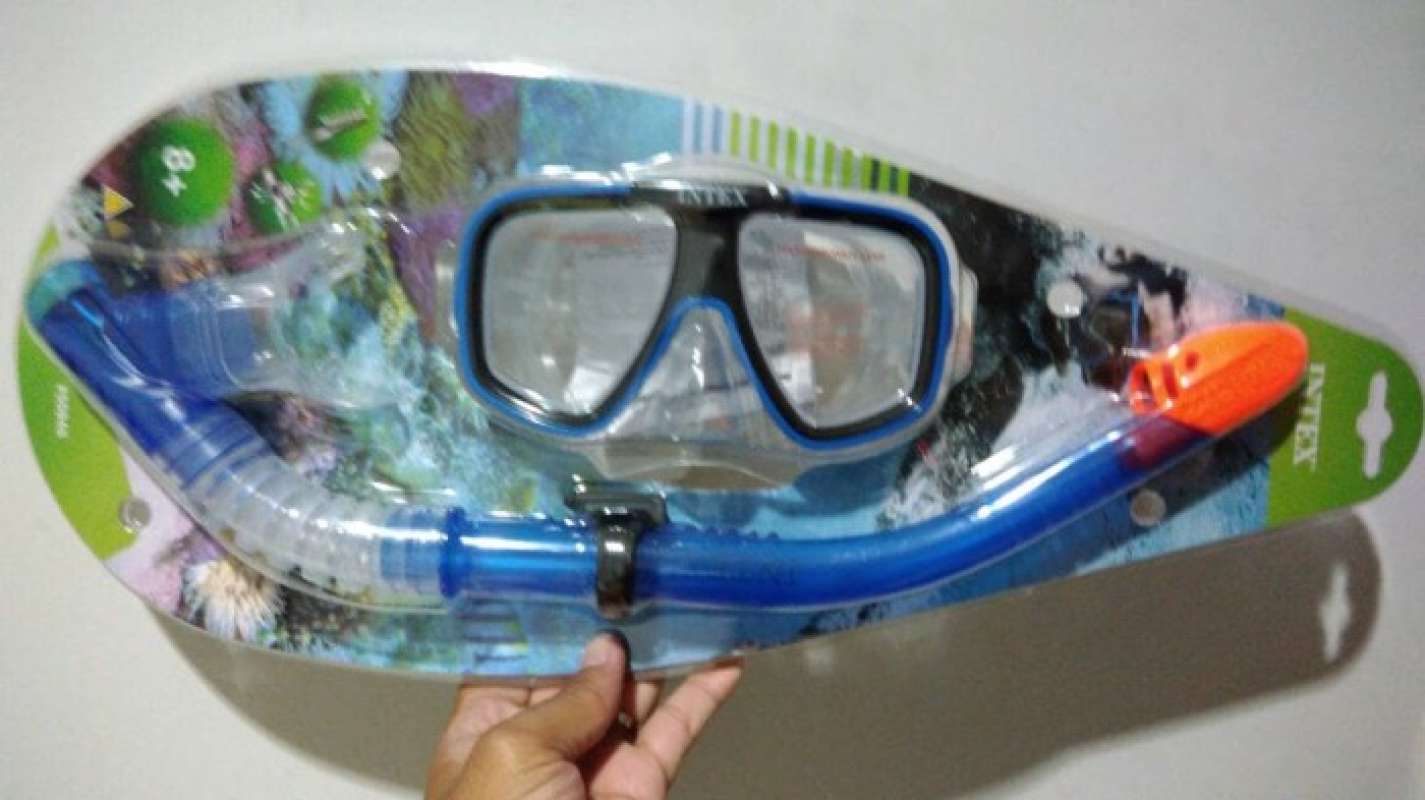 Promo kacamata selam snorkel snorkeling anak SD SMP SMA Dewasa Intex