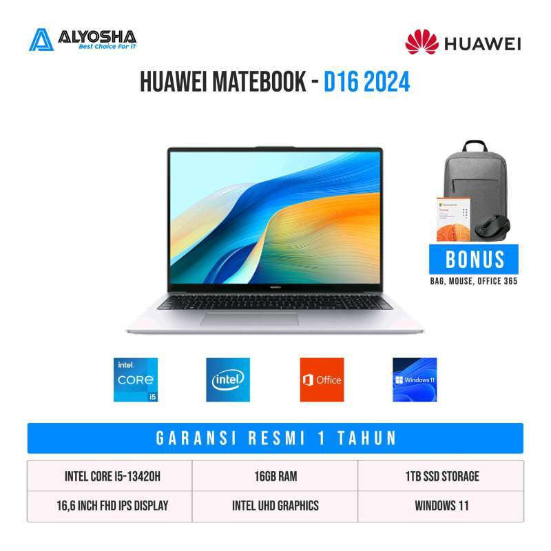 Jual Huawei Matebook D16 Gen 13 2024 Di Seller Alyosha Semarang