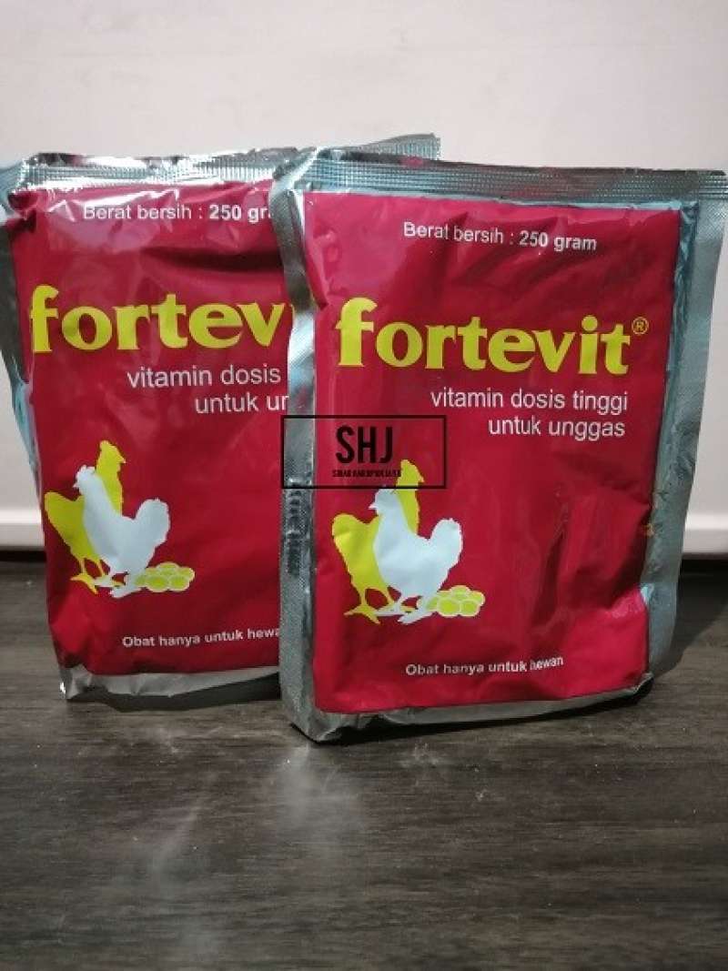 Promo FORTEVIT 250 GR (VITAMIN DOSIS TINGGI UNTUK UNGGAS) Diskon 23% di ...