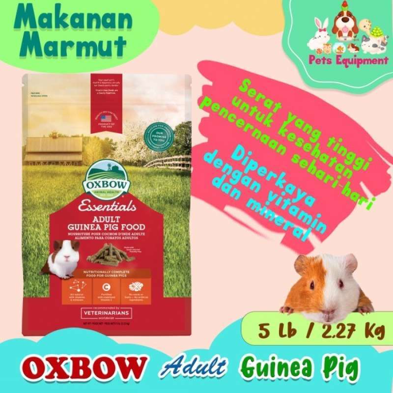 Promo Terlaris OXBOW ESSENTIALS ADULT GUINEA PIG 5lb cavy food