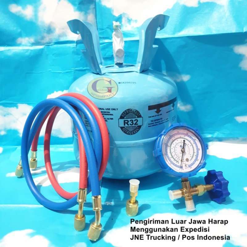 Promo Paket Freon Ac R32 3Kg Tabung Kecil Tinggal Pake Langsung Dingin