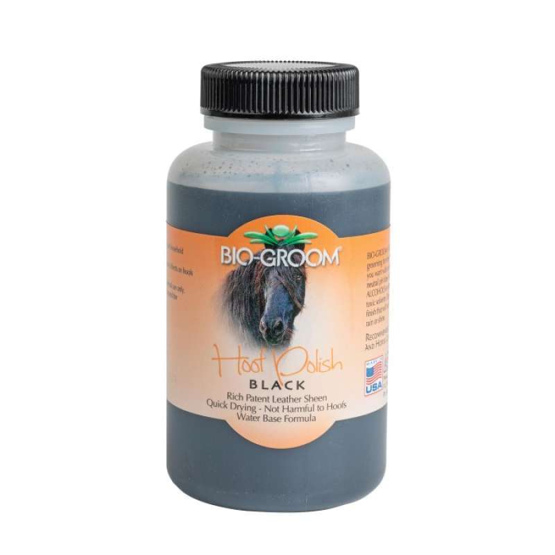 Promo Biogroom Black Horse Hoof Polish with Rich Patent Leather Sheen 6