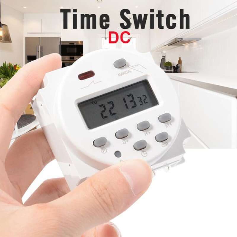 Promo Dc 12v Digital Timer Programmable Switch Auto On/Off - Versi ...