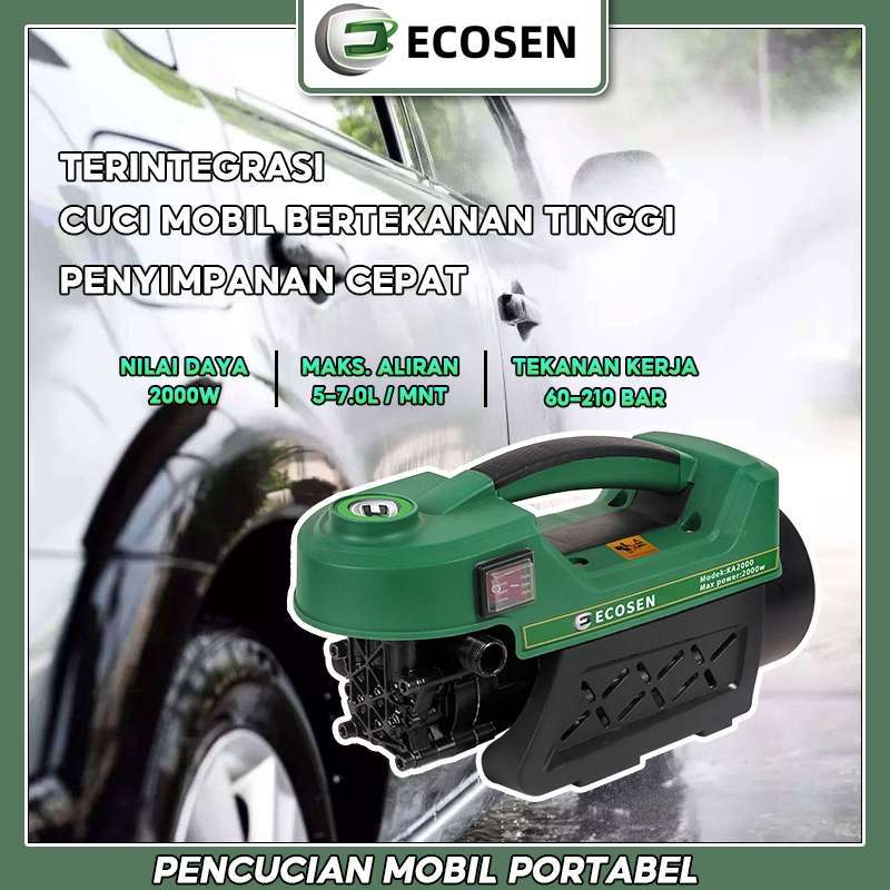 Promo Ecosen 2200w Pressure Washer Jet Ka2000-210 Bar Diskon 29