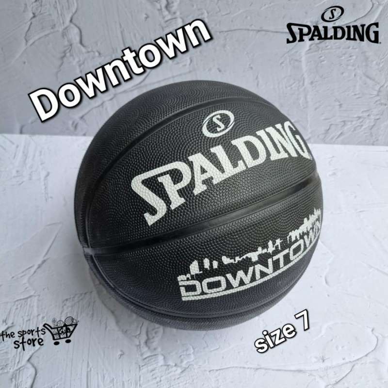 Bola Basket Spalding Downtown Rubber Basketball