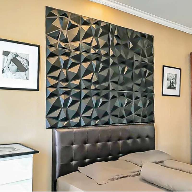 Jual H5814 Wallpaper Dinding 3d Motif Timbul Modern / Wall Panel 3d