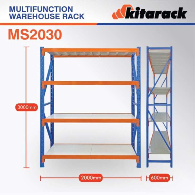Promo New Kitarack Light Duty Jointer Rack Rak Gudang 3000 X 600 X ...