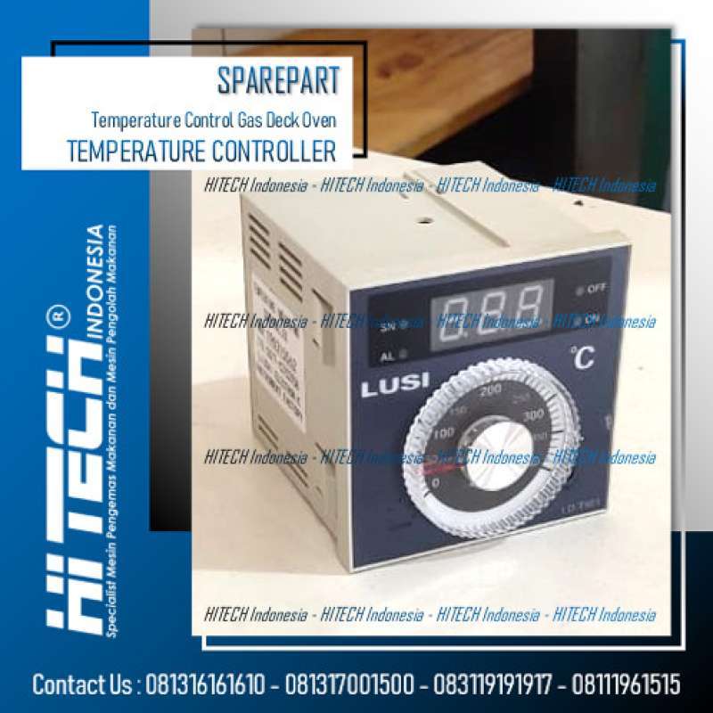 Promo Promo Temperature Control Gas Deck Oven Otomatis Pengatur Suhu