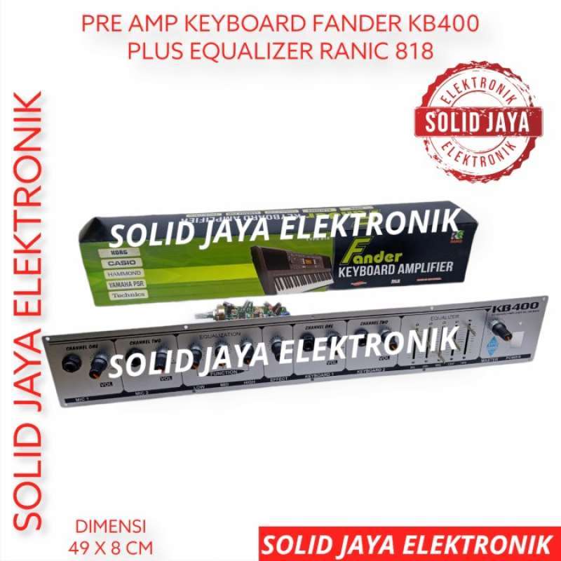 Promo KIT PRE AMP KEYBOARD FANDER EFEK PLUS EQUALIZER KB400 ECHO RANIC ...