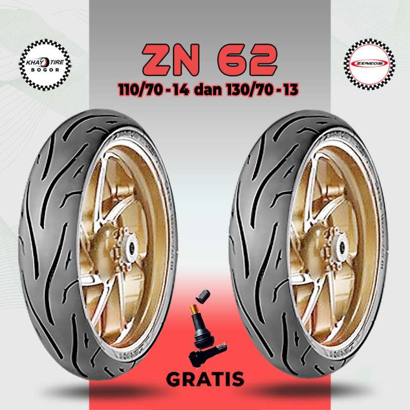 Promo Ban Motor Honda Adv Pcx 160 Zeneos Zn62 110/70-14 Dan 130/70