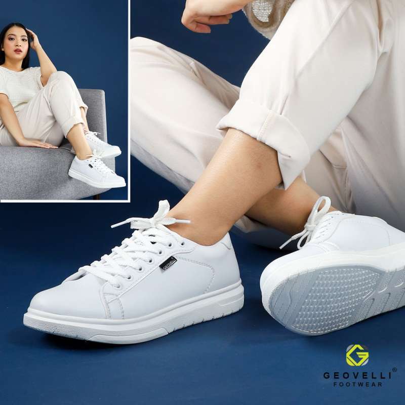 Promo Sepatu Sneakers Wanita Putih Sepatu Olahraga Perempuan Lokal Seakers Lokal Kets Geovelli Kekinian 40 Diskon 29 Di Seller Crewger Id Pademangan Timur Kota Jakarta Utara Blibli