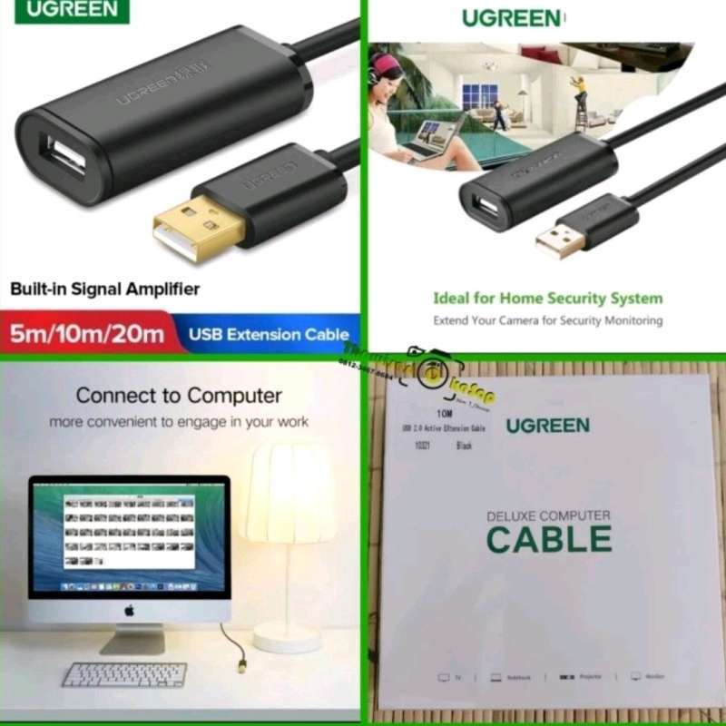 Jual Ugreen 10321 Kabel Usb Extension Male To Female 10m With Genuine
