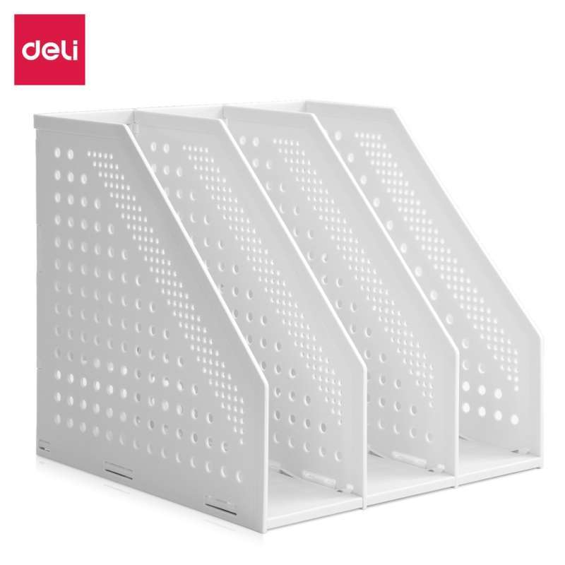 Jual Rak Dokumen / Box File / Magazine Holder Deli A5 3 Slot - 79003 di Seller TG JKT Megastore ...