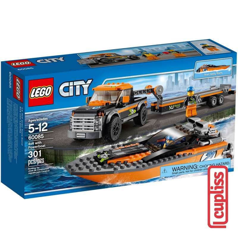 Jual Lego City 60085 4x4 With Powerboat Di Seller Cupliss Kelapagading ...