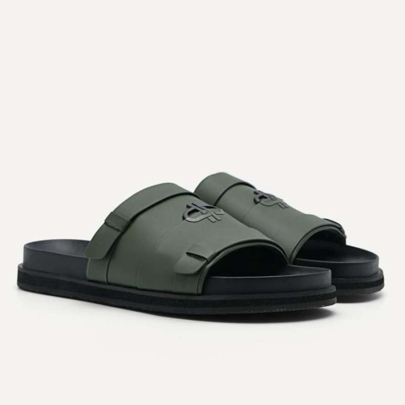 PM025 SANDAL PRIA PEDRO ORIGINAL SENDAL SLIDE CASUAL BRANDED ASLI ORI HIJAU  GREEN