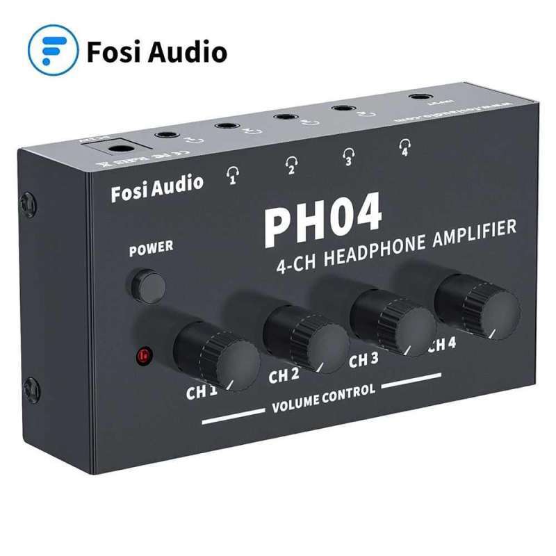 Headphone Amplifier 4 Channel Audio Splitter PH04 Amplifier Headphone Portable Setereo Board Headset Xinyi Efek Listrik Subwofer Ampli Murah Bass IH