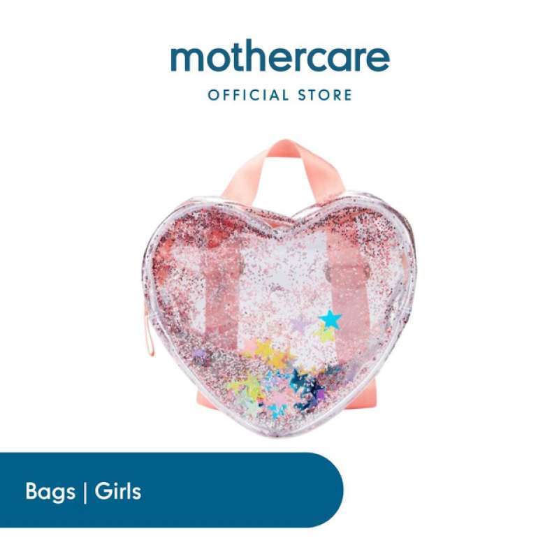 Promo Skiphop Glitter Heart Backpack Backpack Anak Perempuan