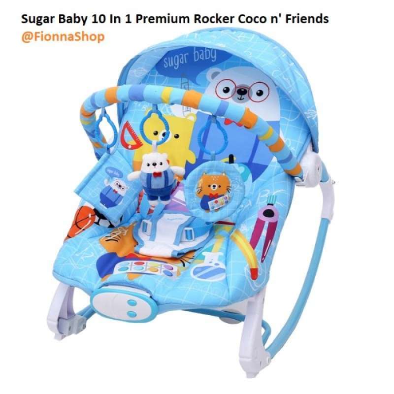 Promo Sugar Baby Rocker Premium 10 In 1 ,ready Pink,blue - Coco N ...