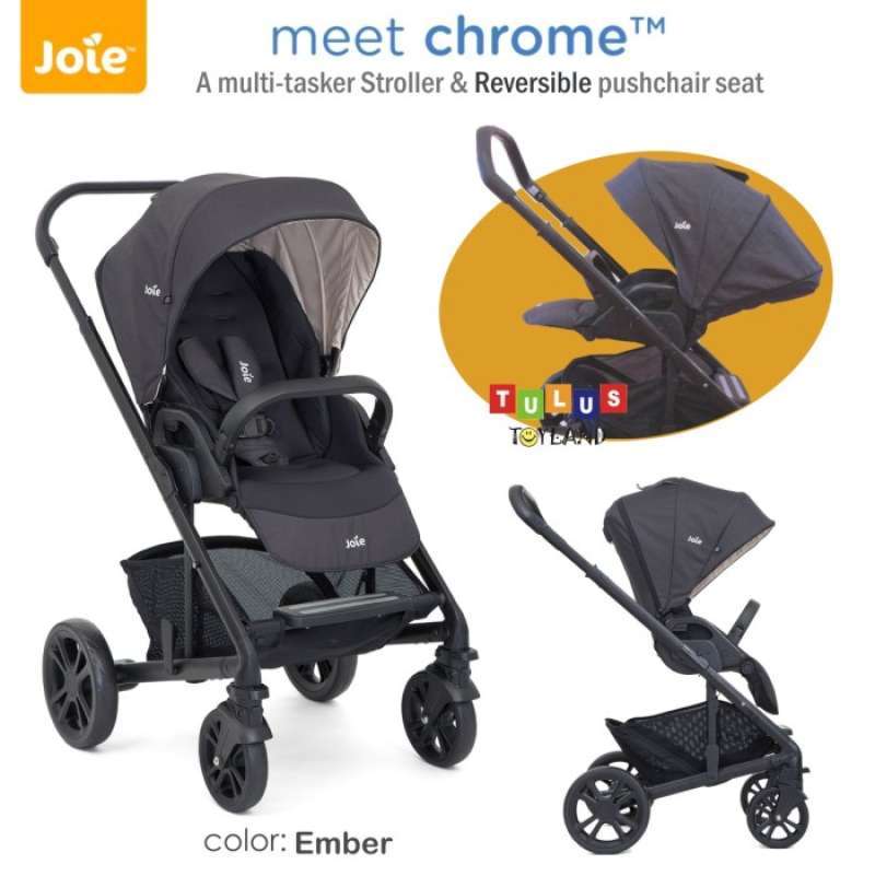 Promo Joie Chrome Dlx Stroller In Pavement Chrome Ember Multicolor Diskon 23 Di Seller Luarbiasa Shop Harapan Jaya Kota Bekasi Blibli