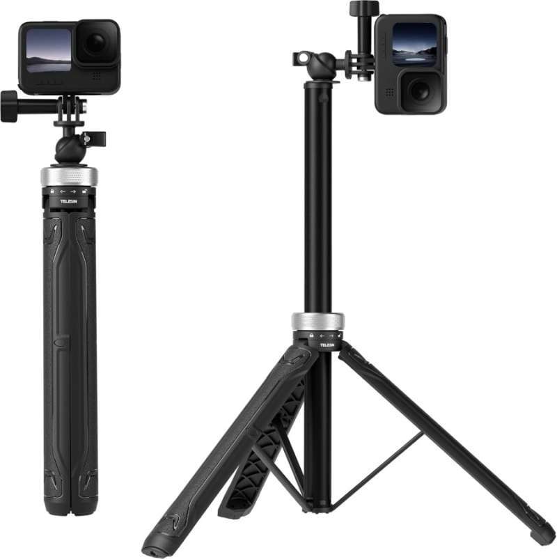 Jual Telesin 360 Selfie Stick Tripod For Gopro Hero Insta360 Dji