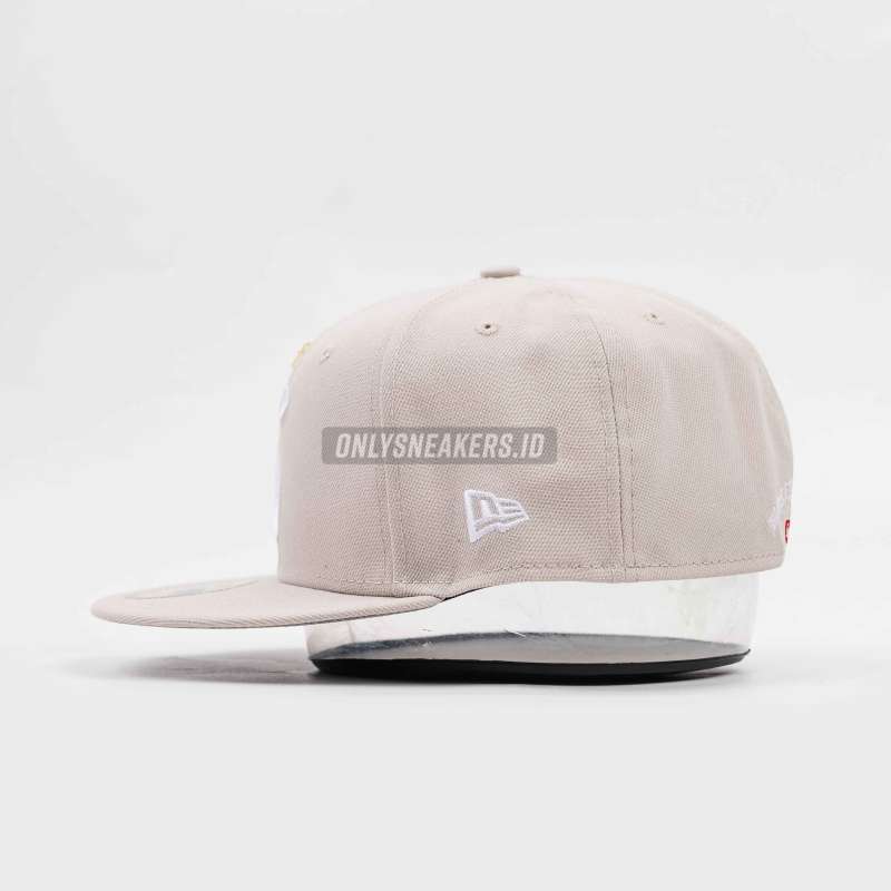 Jual Supreme Gold Cross S Logo New Era Fitted Cap Stone (100