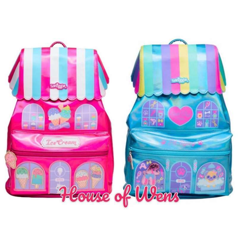 SMIGGLE GO GIRL SHOP BACKPACK ORIGINAL TAS ANAK