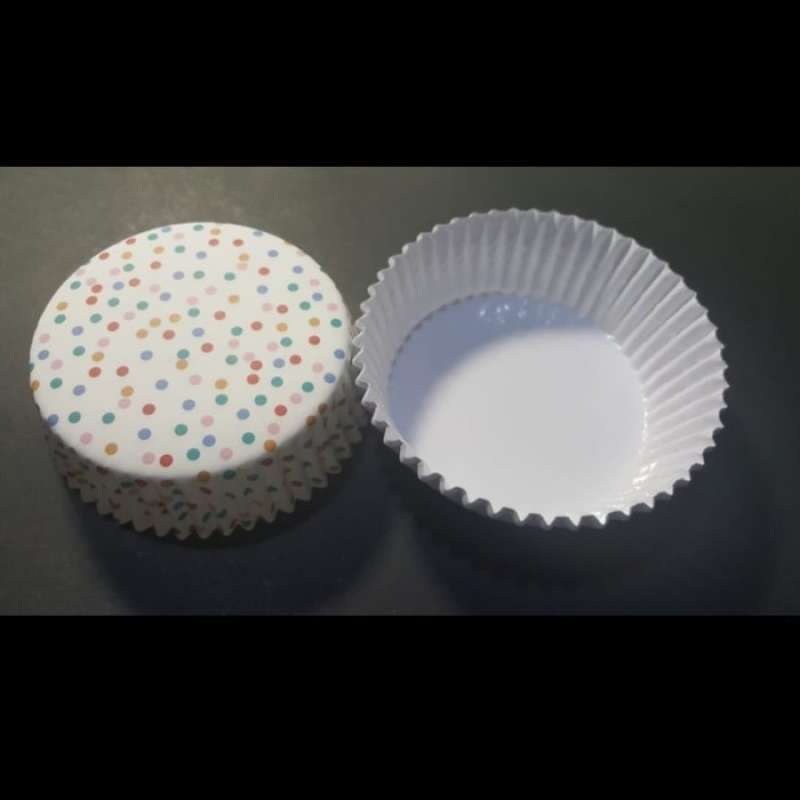 Promo Alas kertas tatakan kue roti bulat laminasi diameter 8cm 8 cm ...