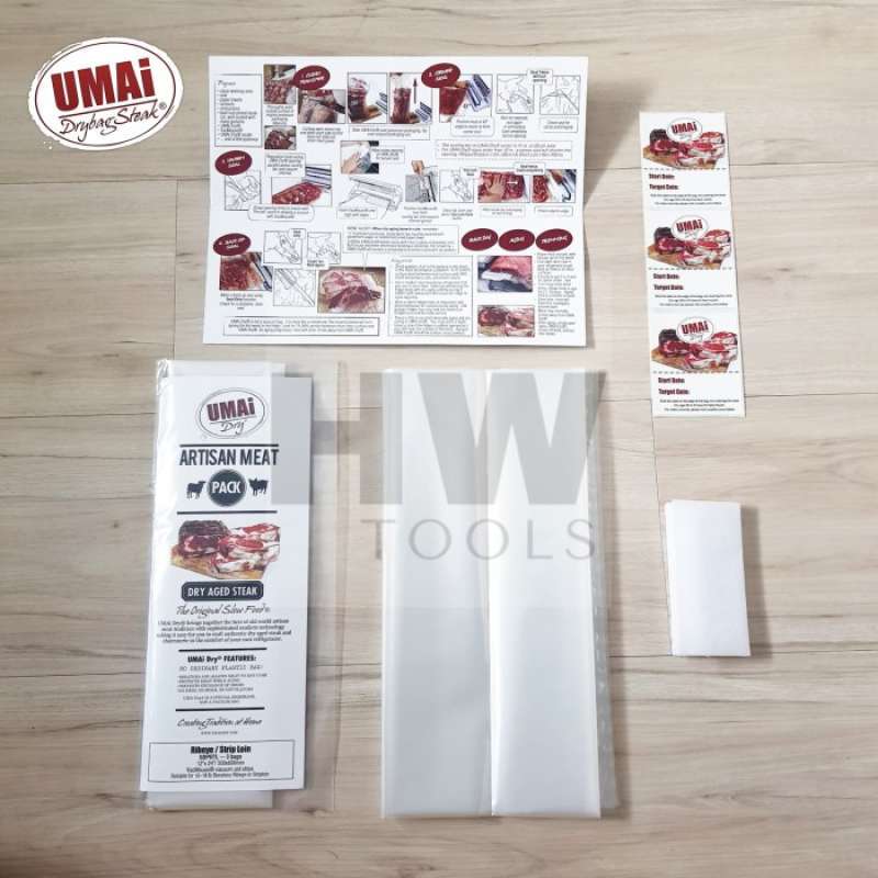 Promo Umai Dry Aging Bags Dry Aged Ribeye Striploin Steak Wagyu Beef 3