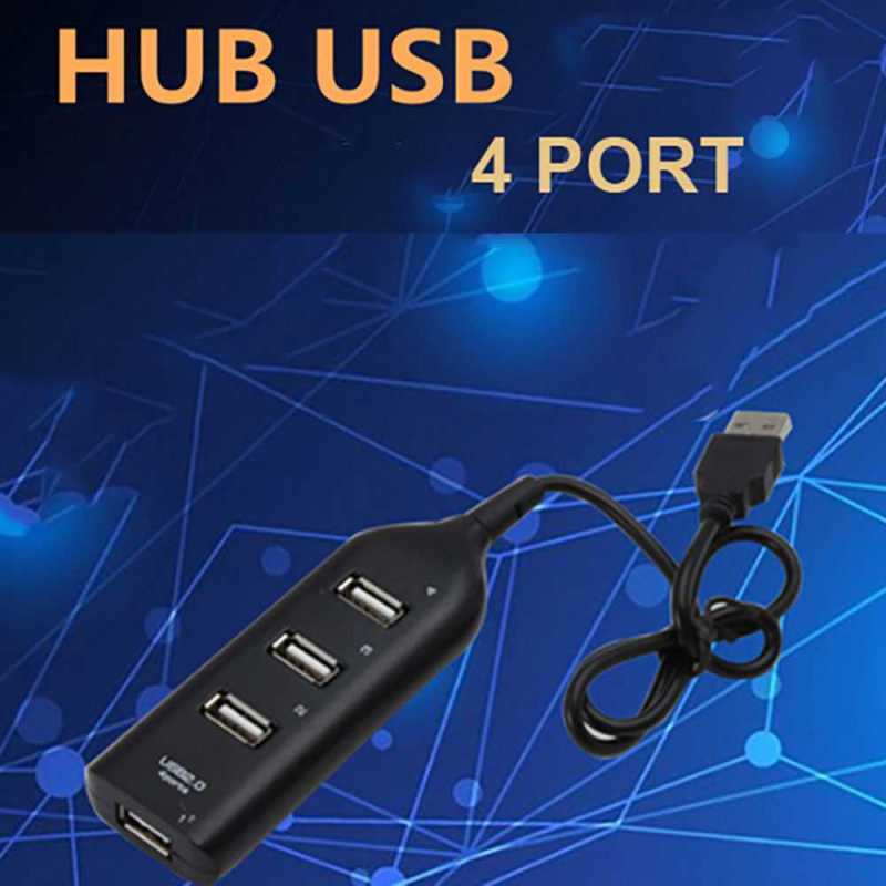 Jual Portable Usb Hub 2.0 4 Port 480 Mbps Di Seller Kancilnet - Kedoya ...
